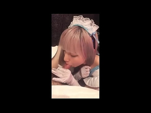❤️ 日本偶像 [mayuka]，法國女僕服裝，第 1 部分，口交和用乳液混蛋 ️❌ 色情 在 zh-tw.xxxomg.ru